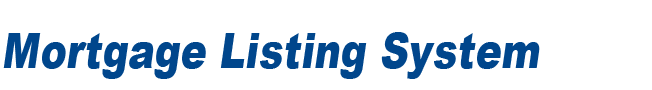 Mortgage Listing System